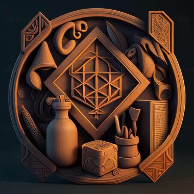 3D модель AlchemiСимулятор игры (STL)